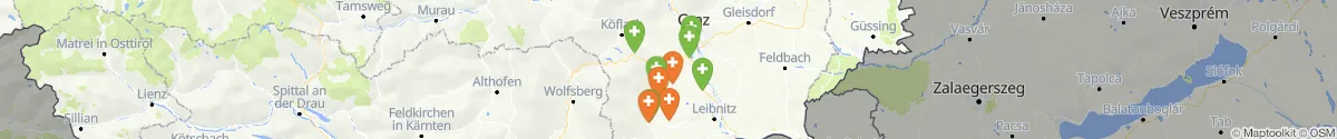 Map view for Pharmacies emergency services nearby Stainz (Deutschlandsberg, Steiermark)